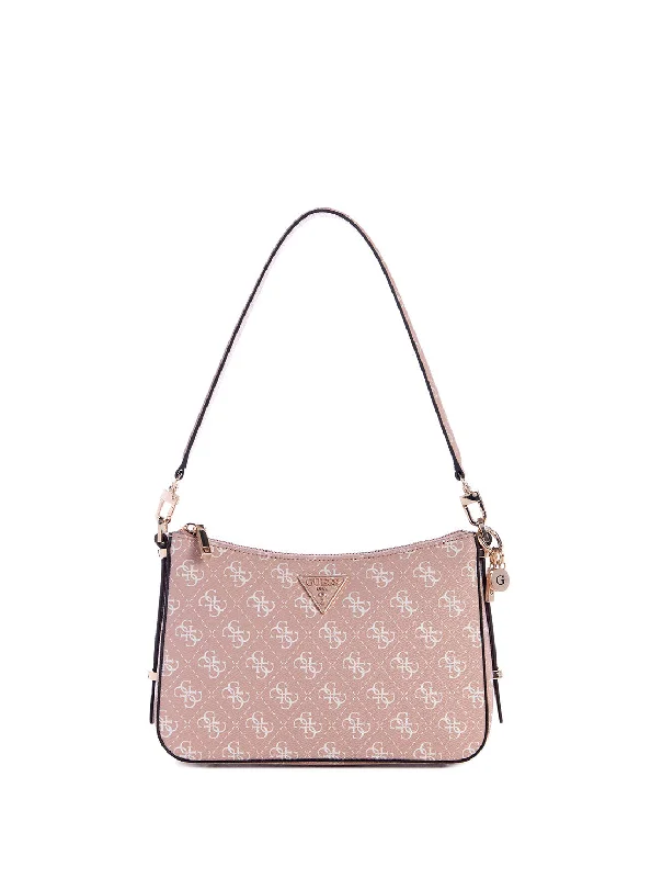 Pink Logo Daryna Shoulder Bag