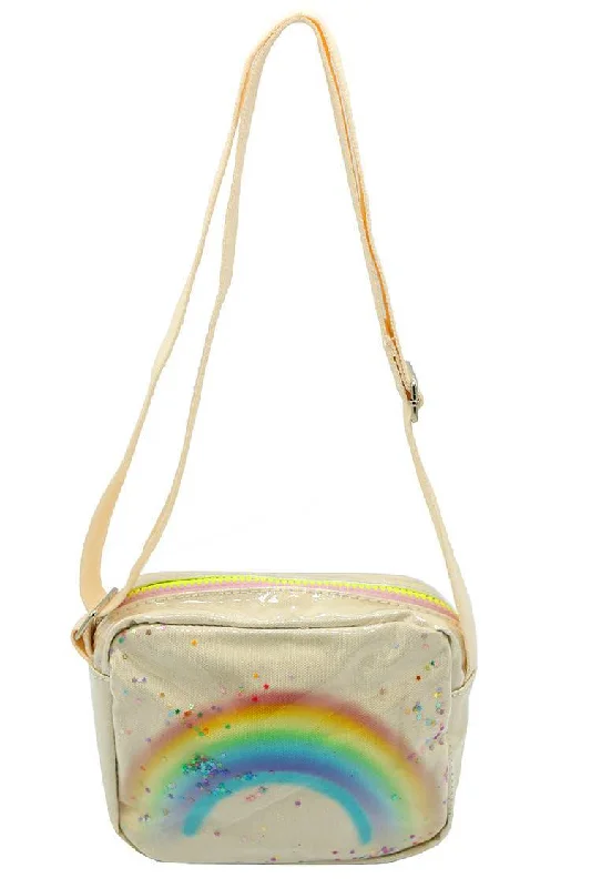 White Rainbow Purse