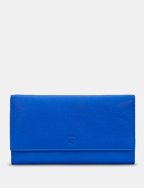 Blue Leather Hudson Purse