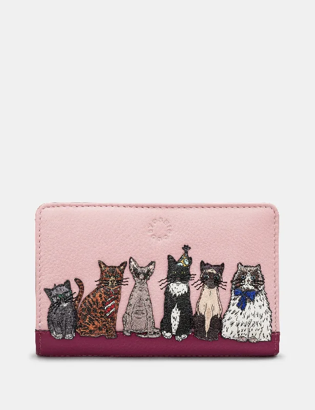 Party Cats Leather Oxford Purse