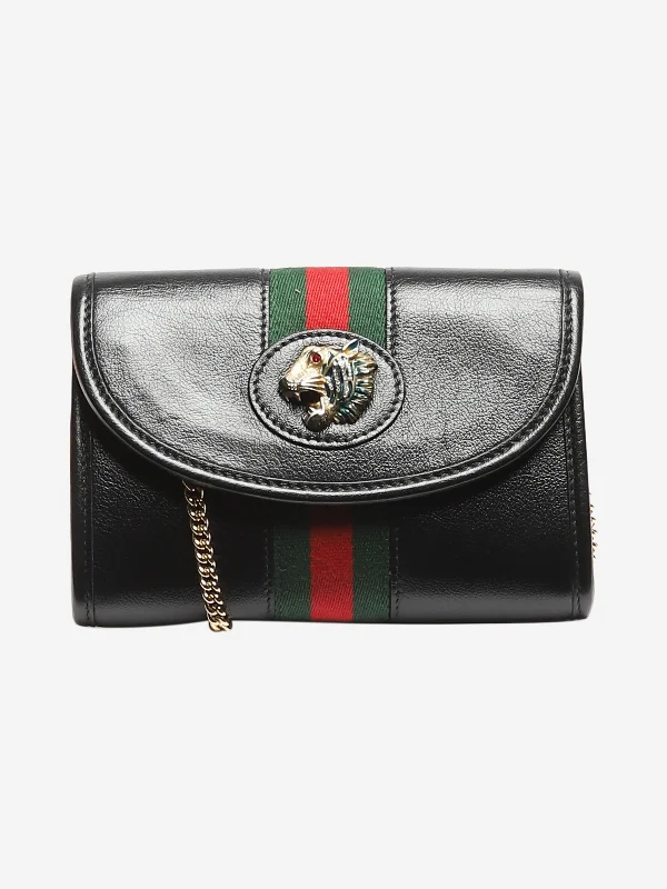 Gucci Black Rajah mini Bag - size