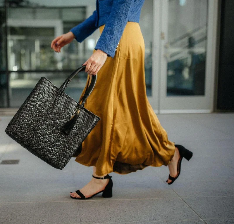 Hannah Tote Bag - Luxury Black