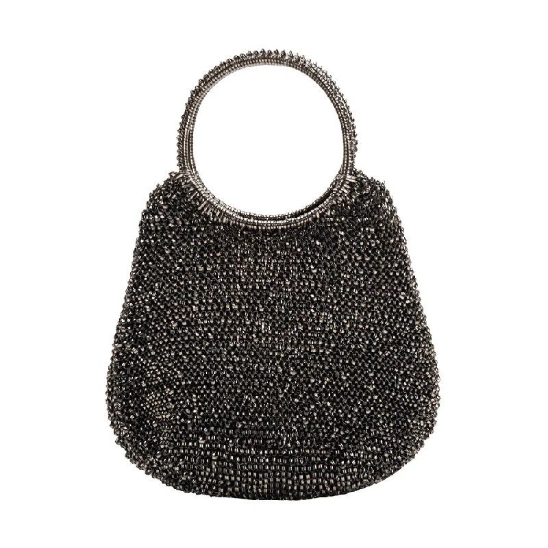 Tiffany Pewter Crochet Jelly Top Handle Bag - FINAL SALE