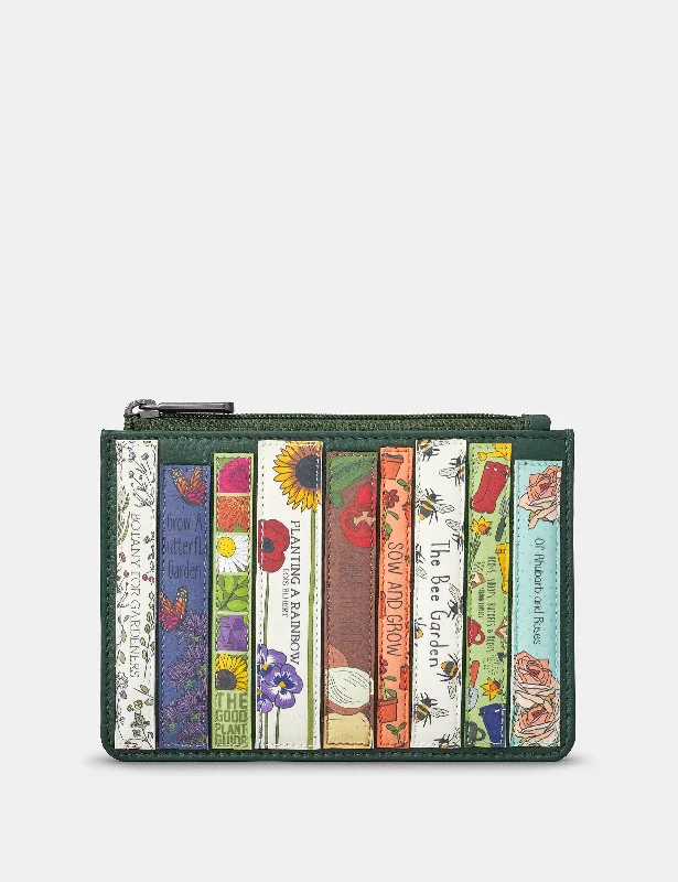 Green Fingers Bookworm Leather Franklin Purse