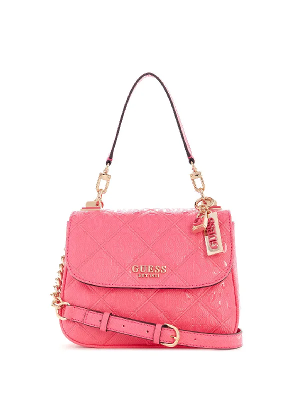 Magenta Caddie Crossbody Shoulder Bag