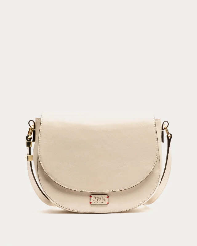 Ellen Saddle Bag Crinkled Leather