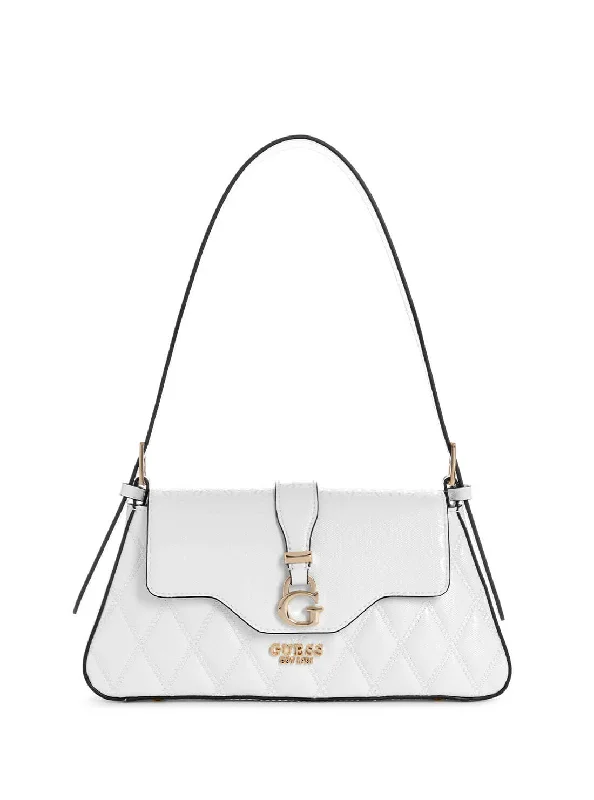 White Logo Adi Shoulder Bag