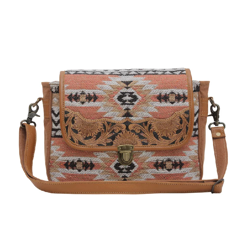 SANSA ALFAMA HANDTOOLED BAG