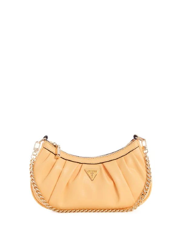 Peach Mariana Pouch Shoulder Bag