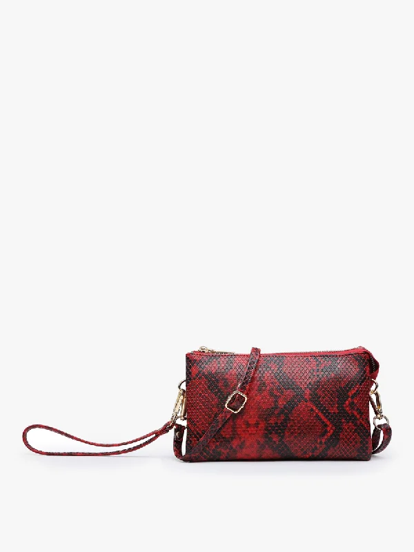 Riley Vegan Python Crossbody