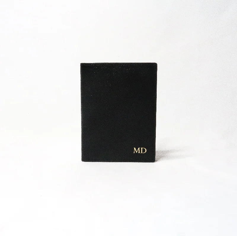 'Osaka' Black Saffiano Leather Card Wallet