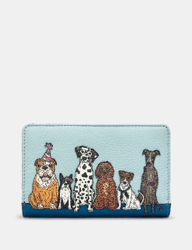 Party Dogs Leather Oxford Purse