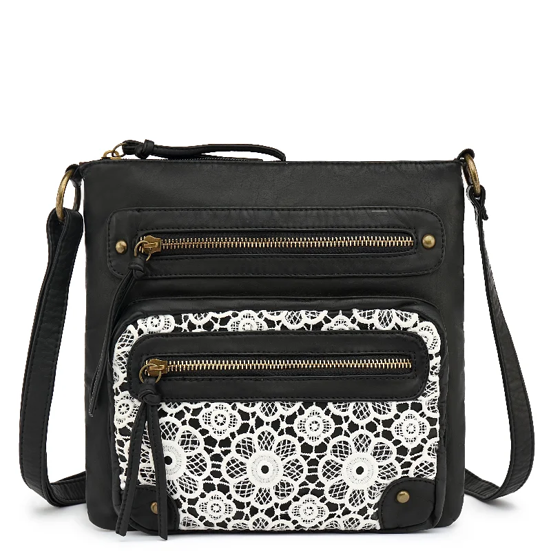 Ultra Soft Small Lace Crossbody, Shoulder Bag H1912