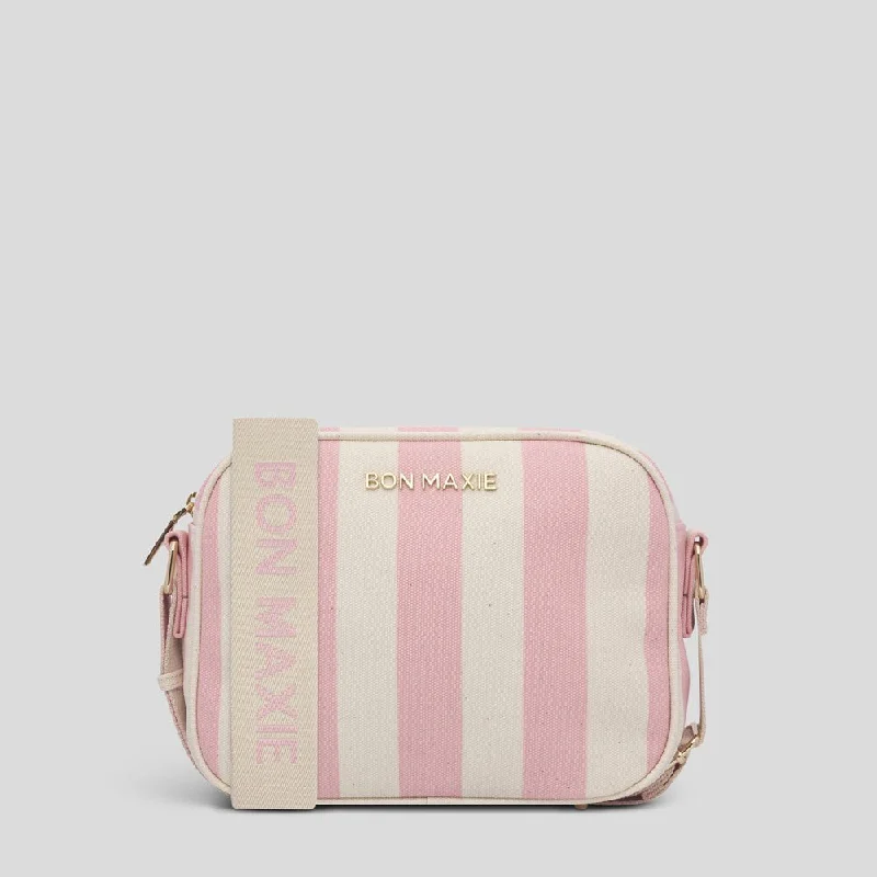 Sidekick Crossbody Bag -- Blush Stripe