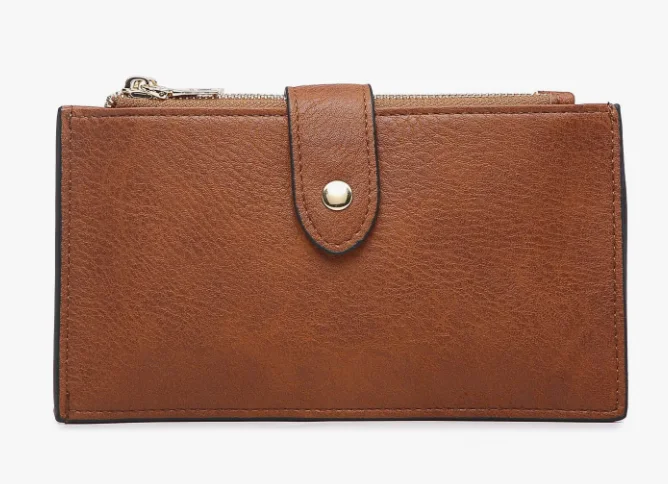 Jen and Co Brown Odelia Card Wallet