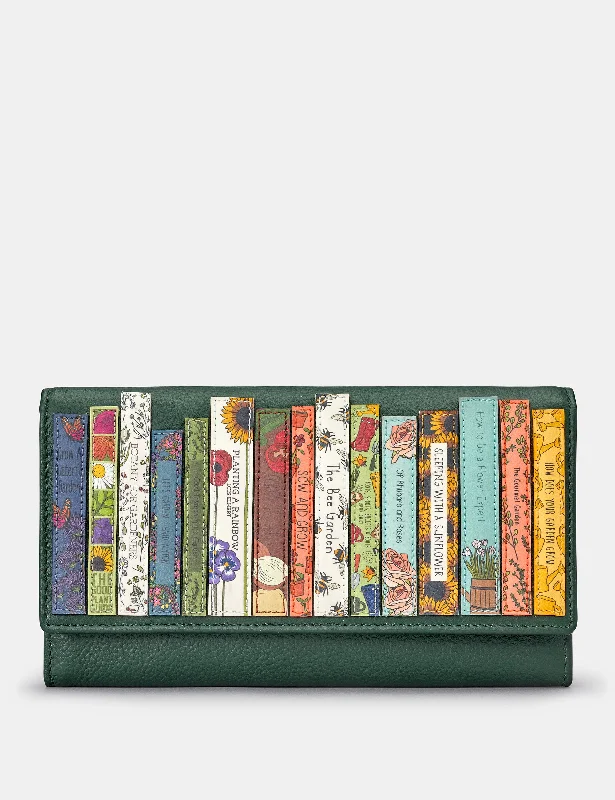 Green Fingers Bookworm Leather Hudson Purse